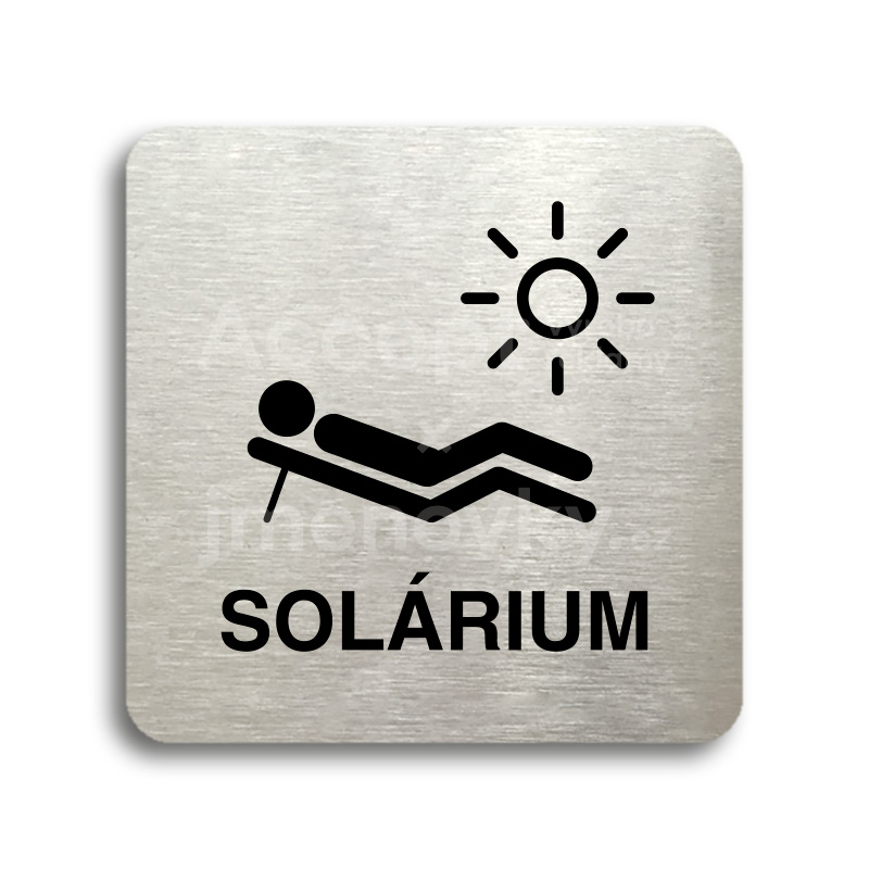 Piktogram "solrium V" (80 x 80 mm)