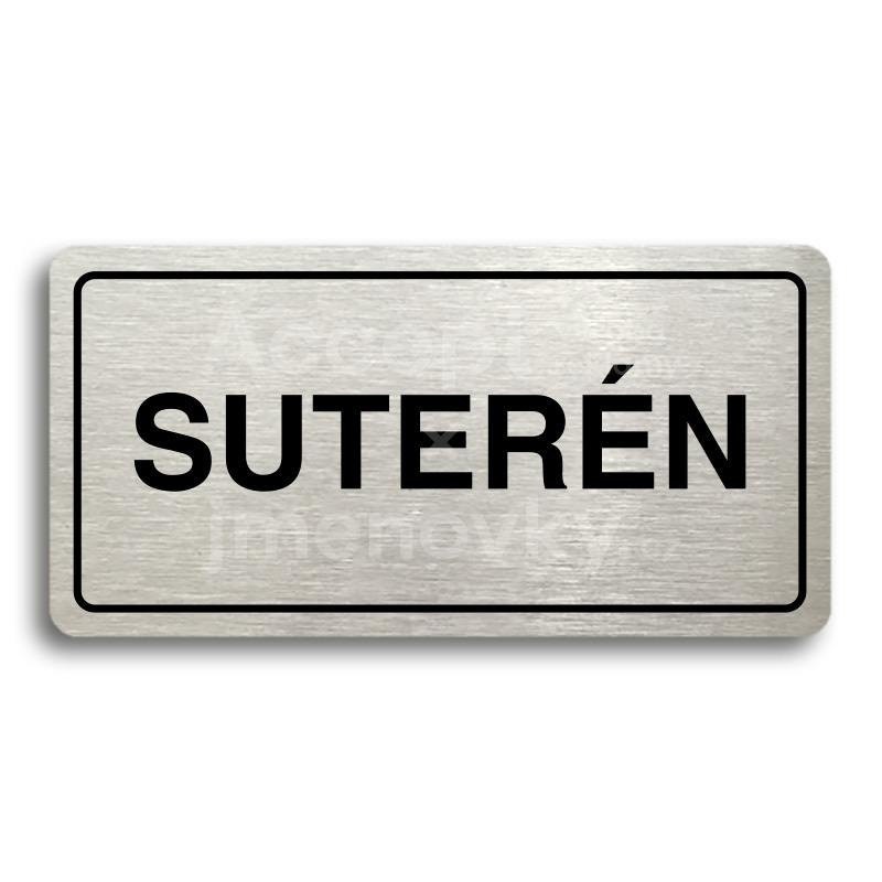 Piktogram "SUTERÉN" (160 × 80 mm)