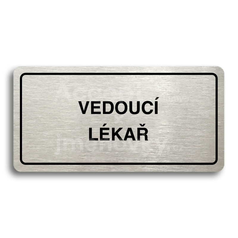 Piktogram "VEDOUC LKA" (160 x 80 mm)