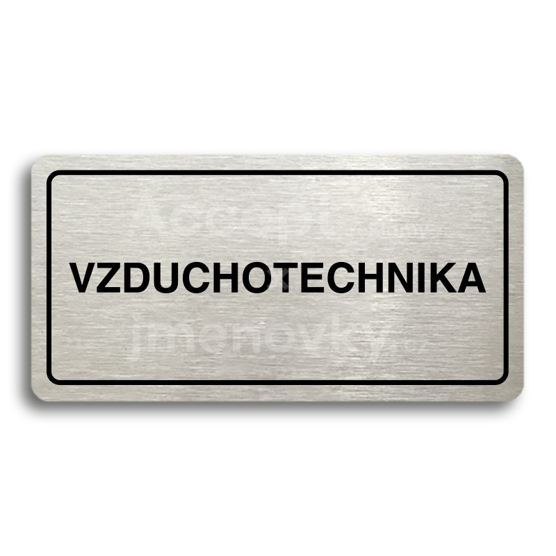 Piktogram "VZDUCHOTECHNIKA" (160 x 80 mm)