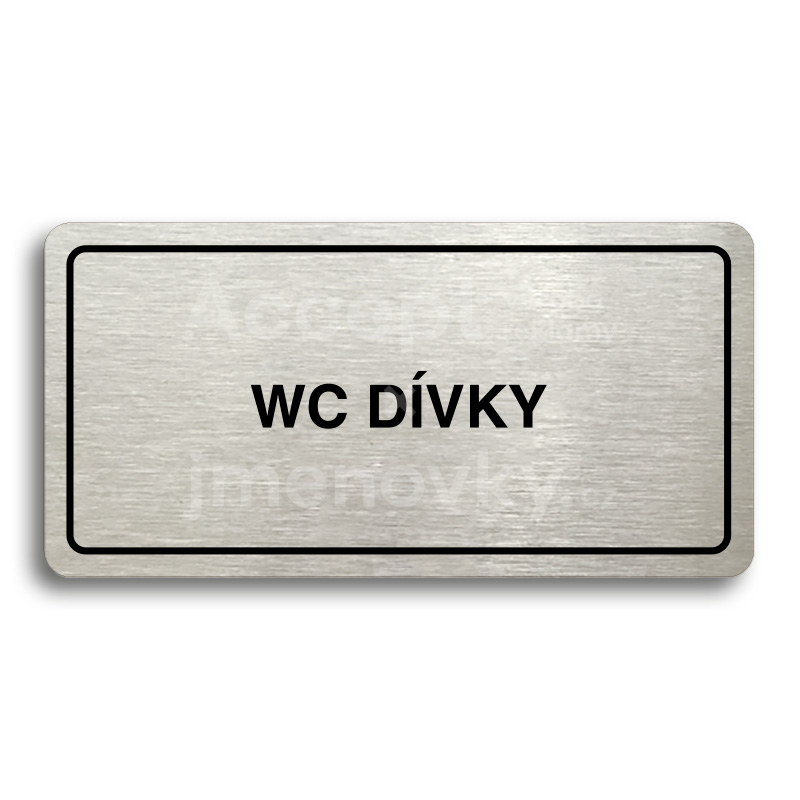 Piktogram "WC DVKY" (160 x 80 mm)