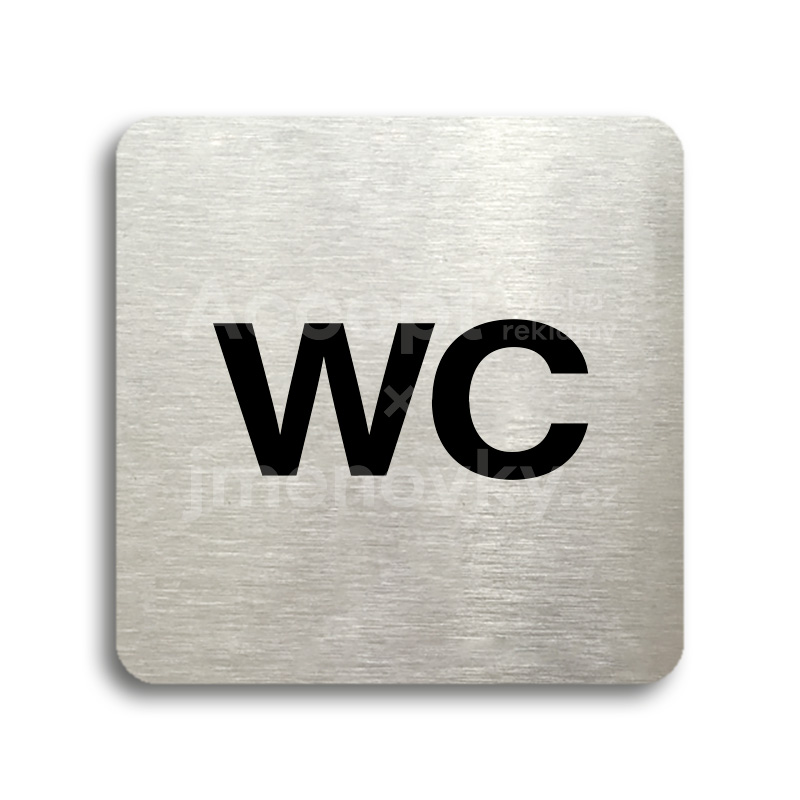 Piktogram "WC" (80 × 80 mm)