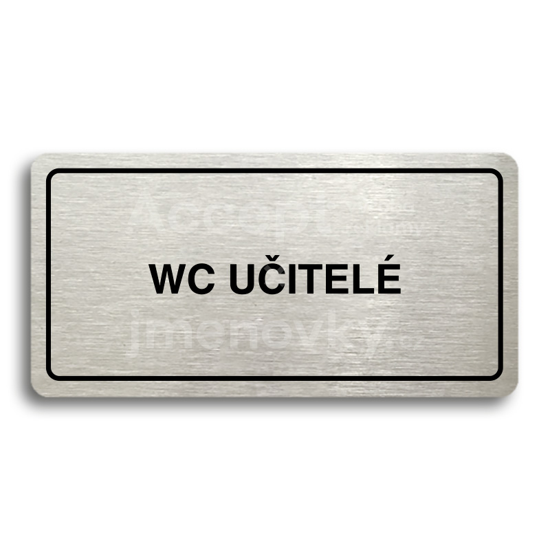 Piktogram "WC UITEL" (160 x 80 mm)