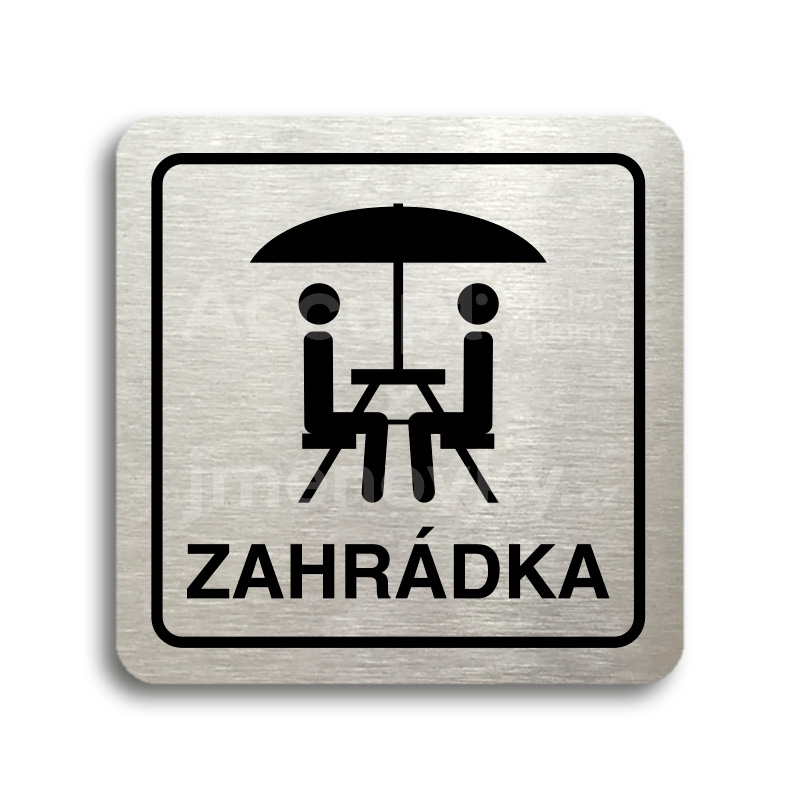 Piktogram "zahrdka II" (80 x 80 mm)