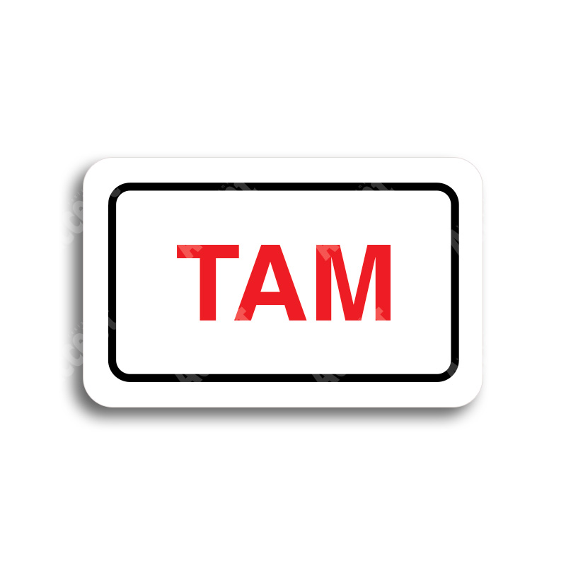 Tabulka SEM - TAM - bílá tabulka - barevný tisk