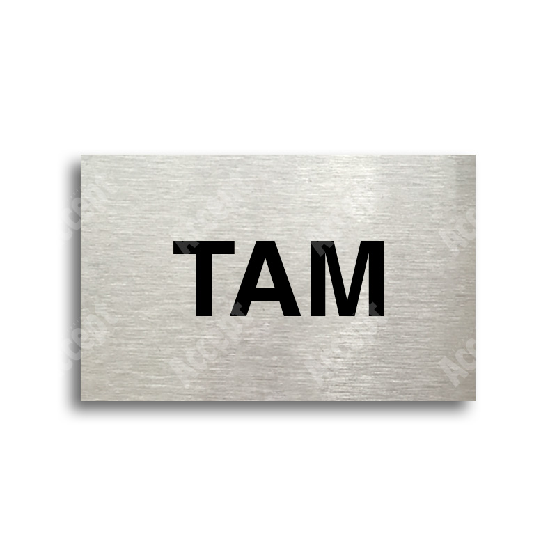 Tabulka SEM - TAM - typ 12 (80 x 50 mm) bez rámečku