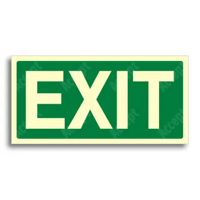 únikové a protipožární značení - Únikový východ EXIT