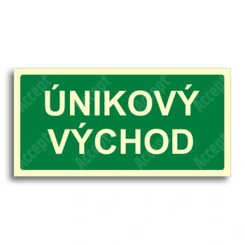únikové a protipožární značení - Únikový východ