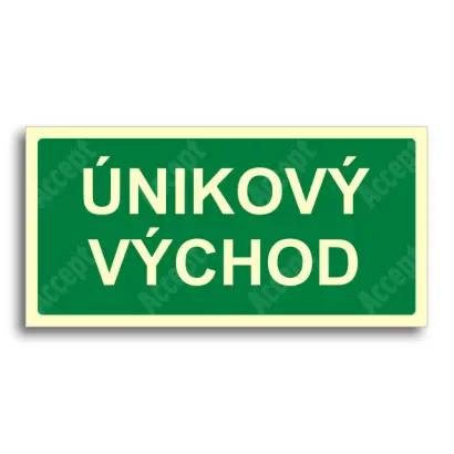 únikové a protipožární značení - Únikový východ