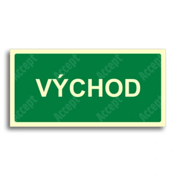 únikové a protipožární značení - Východ