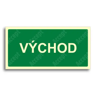 únikové a protipožární značení - Východ