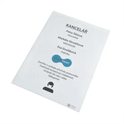 samolepicí magnetická kapsa A3 - bílá