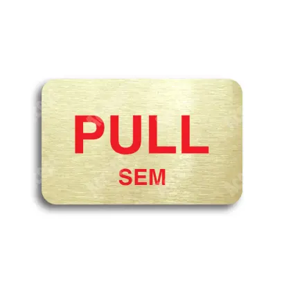 Tabulka SEM - TAM - zlatá tabulka - barevný tisk bez rámečku