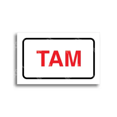 Tabulka SEM - TAM - bílá tabulka - barevný tisk
