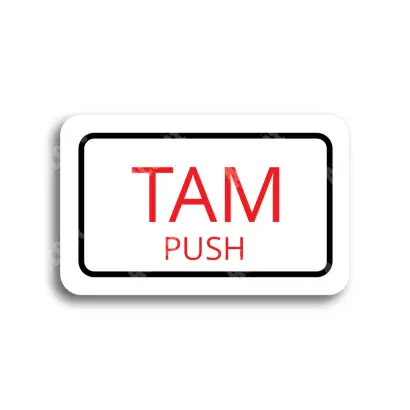 Tabulka SEM - TAM - bílá tabulka - barevný tisk