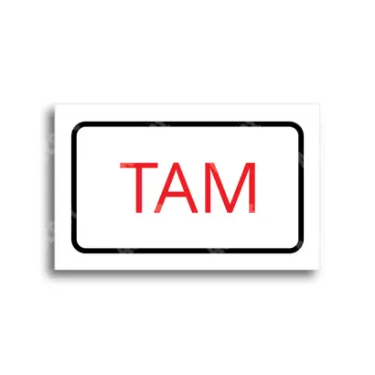 Tabulka SEM - TAM - bílá tabulka - barevný tisk
