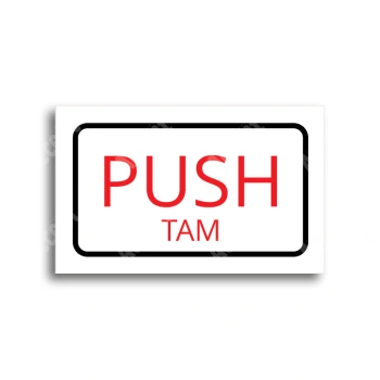 Tabulka SEM - TAM - bílá tabulka - barevný tisk